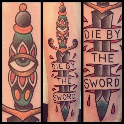 live by the sword tattoo|live by the sword salon.